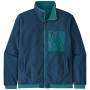 Pánska bunda Patagonia Reversible Shelled Microdini Jacket modrá/svetlo modrá