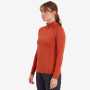 Dámske funkčné tričko Montane Dart Xt Zip Neck