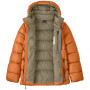 Detská bunda Patagonia K's Hi-Loft Down Sweater Hoody - Marigold