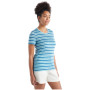 Dámske tričko Icebreaker Women Wave SS Tee Stripe
