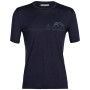 Pánske tričko Icebreaker Men Tech Lite II SS Tee Single Line Camp