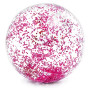 Nafukovacia lopta Intex Glitter Beach Balls 58070NP ružová
