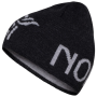 Čiapka Norrona 29 mid merinoUll logo Beanie čierna Caviar Melange
