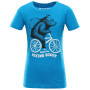 Detské tričko Alpine Pro Monco modrá neon atomic blue
