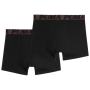Pánske boxerky Puma Striped Elastic Boxers 2P black