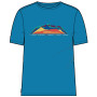 Pánske funkčné tričko Icebreaker Tech Lite II SS Tee TBC modrá Geo Blue