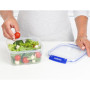 Box na potraviny Sistema Square Klip It Plus 1,15L