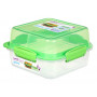 Box na potraviny Sistema Square Lunch Stack TO GO 1,24l