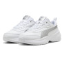 Dámske topánky Puma Cilia 2 Mode Metallic Glam biela/strieborná PUMA White-PUMA Silver-Feather Gray
