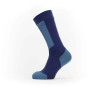 Nepremokavé ponožky SealSkinz Runton 2023 modrá/svetlo modrá Navy Blue/Red