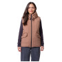 Dámska vesta Hannah Dot Vest svetlohnedá beaver fur