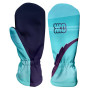 Detské softshellové rukavice WAMU Dragon Fantasy modrá BLUE