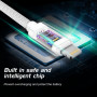 Nabíjací a dátový kábel Swissten Textile USB-C / Lightning 1,2 m
