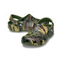 Detské papuče Crocs Classic Camouflage Clog Army Green/Multi