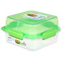 Box na potraviny Sistema Square Lunch Stack TO GO 1,24l