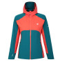 Dámska bunda Dare 2b Avidly Softshell modrá/červená