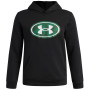 Detská mikina Under Armour UA B Rival FLC Key Pt Fil Hd Ultimate Black čierna Ultimate Black / / White