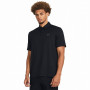 Pánske funkčné tričko Under Armour T2G Polo čierna Black/PitchGray