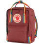 Batoh Fjällräven Kånken Rainbow Mini červená Ox Red-Rainbow Pattern