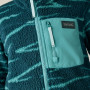 Detská funkčná mikina Regatta Junior Frankie Warm Fleece Mediterranea Zebra