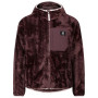 Detská mikina Dare 2b Powder Fleece Hucklbr/PkHz tmavočervená Hucklbr/PkHz