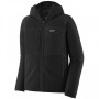 Pánska softshellová bunda Patagonia R2 TechFace Hoody čierna