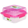Box na potraviny Sistema Square Lunch Stack TO GO 1,24l