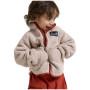 Detská mikina Didriksons Gibbs Kids Fullzip 2 Beach Beige/Rust