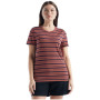 Dámske tričko Icebreaker Women Wave SS Tee Stripe
