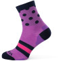 Ponožky Warg Happy Merino W Stripes and Dots