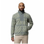 Pánska mikina Columbia Sequoia Grove™ Ii Fz Printed Fleece sivá Safari Wizard Island Tonal