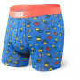 Boxerky Saxx Vibe Boxer Brief tyrkysová BluePineappleBash