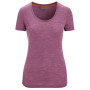 Dámske funkčné tričko Icebreaker Women Sphere II SS Scoop Tee fialová Go Berry Heather
