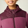 Detská mikina Regatta Myla Hybrid Jacket Fig/Violet