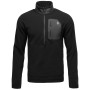 Pánska mikina Black Diamond Rift HZ Fleece Jacket čierna Black-Black