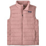 Detská vesta Patagonia K's Down Sweater Vest - Fuzzy Mauve ružová Fuzzy Mauve