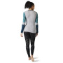 Dámske funkčné tričko Smartwool W Intraknit Merino 200 Colorblock Crew