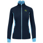 Dámska mikina Karpos Pizzocco Evo W Full-Zip Fleece modrá Sky Captain/Blue Atoll