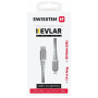 Kábel Swissten Kevlar USB C / Lightning 1,5 m