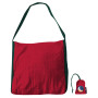 Taška cez rameno Ticket To The Moon Eco Bag Medium červená Burgundy / Dark Green