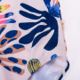 Detské plavky AquaWave Salava Jr - Summer Beige Flower Print