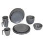 Sada riadov Bo-Camp Tableware 100% Melamine Stone