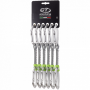 Sada expresiek Climbing Technology Lime set 12 cm DY 6 ks silver