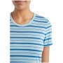 Dámske tričko Icebreaker Women Wave SS Tee Stripe