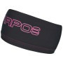 Čelenka Karpos Alagna Headband čierna/ružová Black/Cabaret