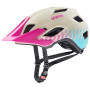 Cyklistická prilba Uvex Access biela/ružová Sand Pink Aqua Mat