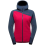 Dámska flísová bunda La Sportiva Bristen Thermal Hoody W ružová/sivá Azalea/Night Sky