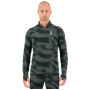 Pánske funkčné tričko Mons Royale Cascade Merino Flex 200 1/4 Zip Rosin Motion