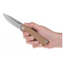 Nôž Acta Non Verba Z200 Stonewash/Plain Edge, G10/Liner Lock