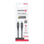 Nabíjací a dátový kábel Swissten Aramid Reinforced USB-C/Lightning 1,5 m